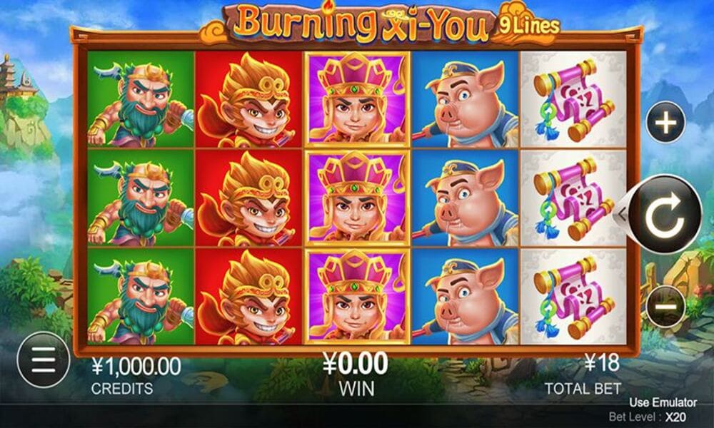 Slot Burning Xi You Provider CQ9 Petualangan Legendaris Dunia Mitologi